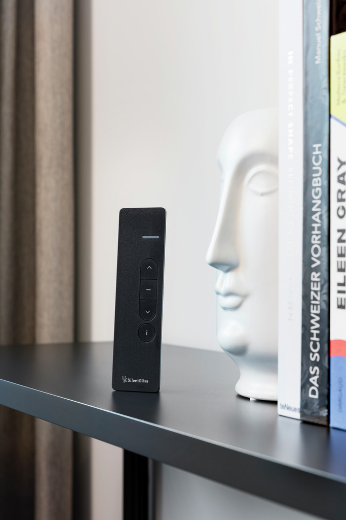 Silent Gliss remote control for motorised curtains