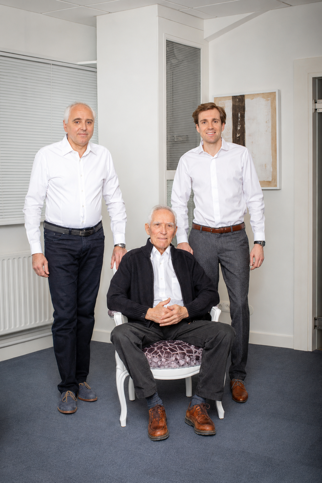 Charles, Pascal et Florian Funfrock